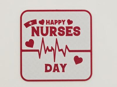 Happy Nurses Day Coasters (Set #2)