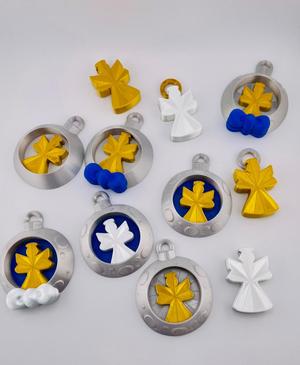 Angel Ornament Set