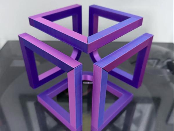 Textured Infinity Cube