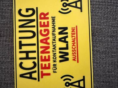 Teenager Contact Sign