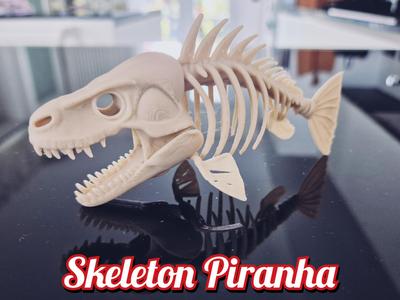 Skeleton Piranha