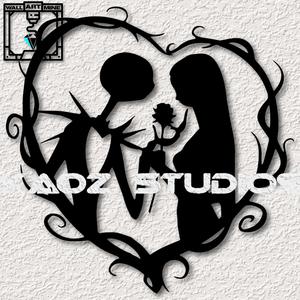 jack and sally wall art the nightmare before christmas wall decor