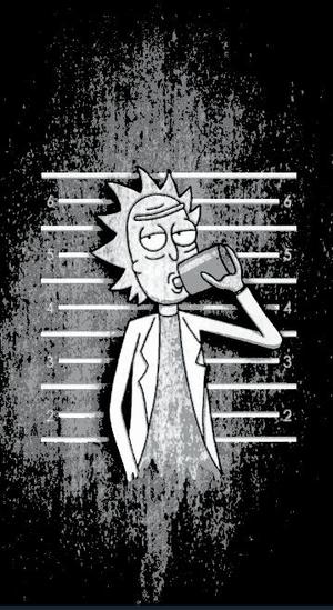 Hueforge - Rick and Morty (Rick Mugshot)