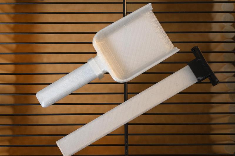 Poop Shovel & Spatula Cage Set with Handle