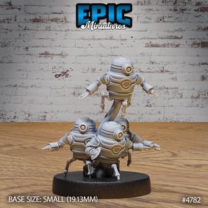 Automaton Swarm Small / Infantry Machine / Steampunk Construct / Humanoid Droid / War Robot / Warrior Control Mechanism / Evil Steel Fighter / Steam Society Encounter