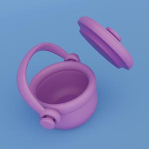 2X Cute cauldron