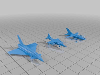 UK Multirole Fighter Pack: Panavia Tornado (plus add on weaponry), AV-8B (Harrier Jump Jet), Eurofighter Typhoon