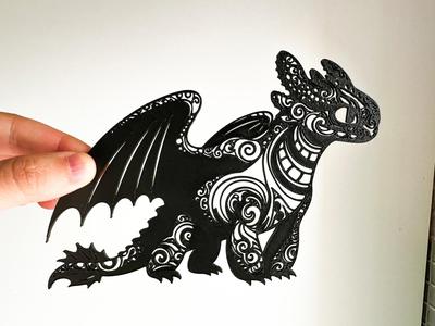 Toothless Wall Art Quick Print No. 4