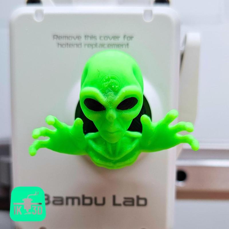 Alien Extruder Knob For Bambu Labs A1 and A1 Mini Printers /3MF Included