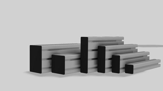40mm Aluminium Profile Endcap