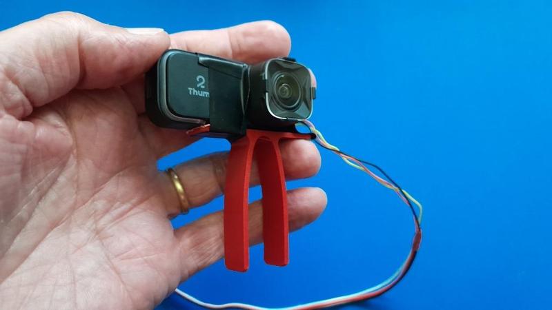 Tail fin camera mount