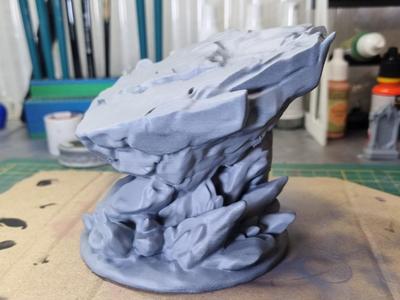 Sharp Cliff Terrain for Tabletop Gaming & Dioramas