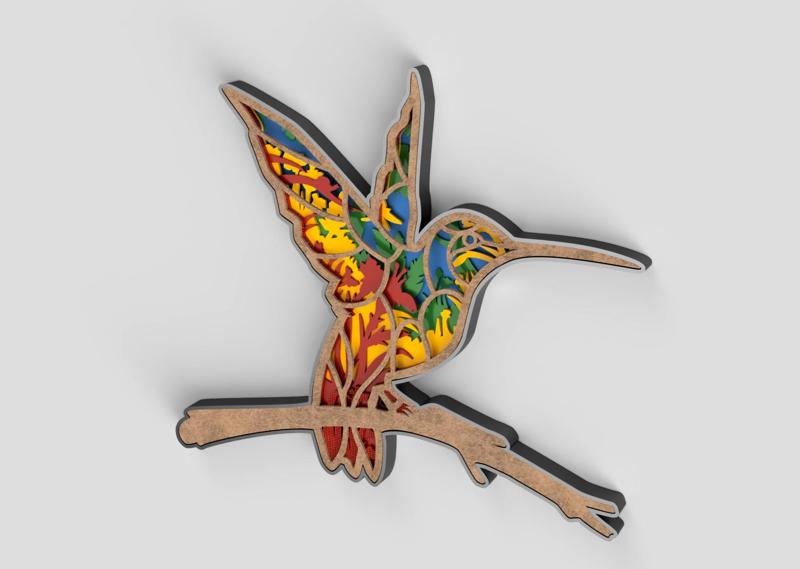 Hummingbird On A Branch