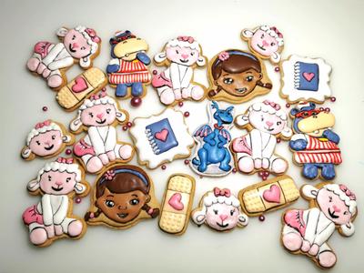 Doc McStuffins cutter cookies