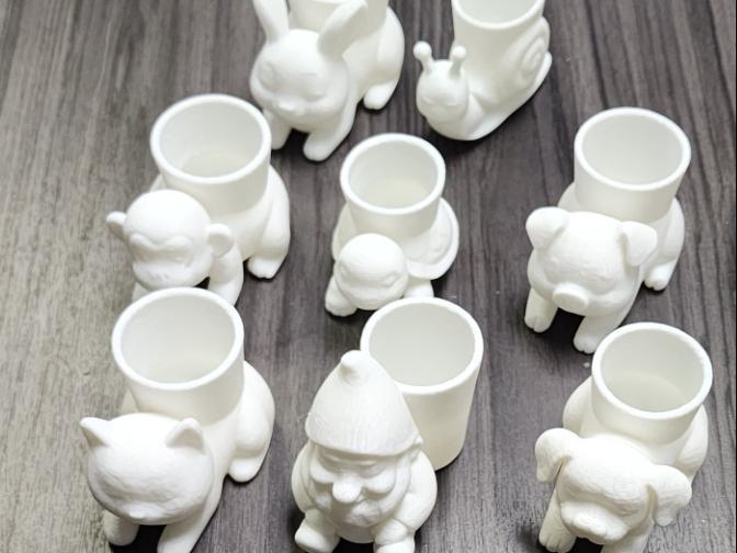 Animal Collection Flower Garden Pot Planter Plant