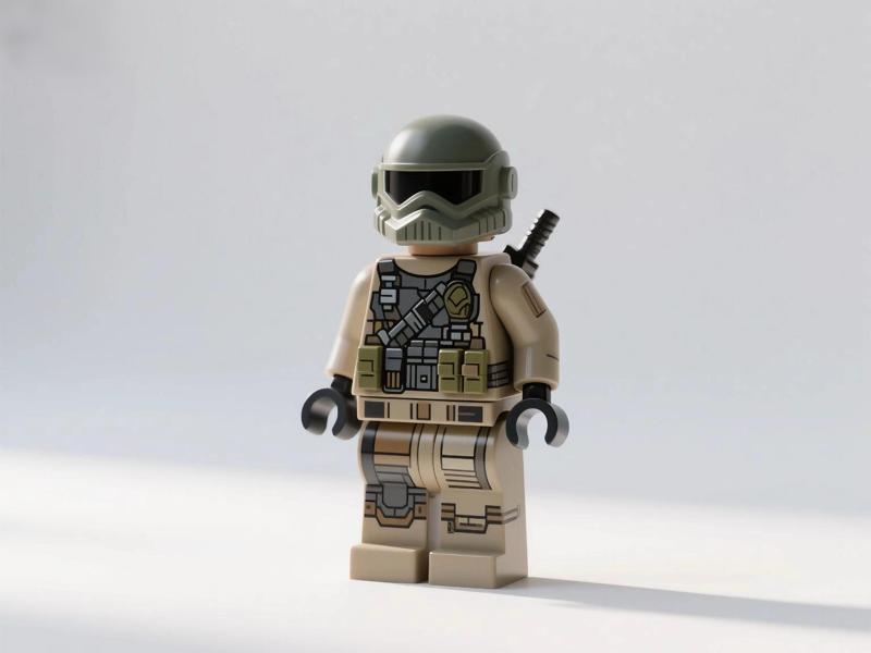 Lego Minifigure Armed Warrior Print in Place for A1 mini