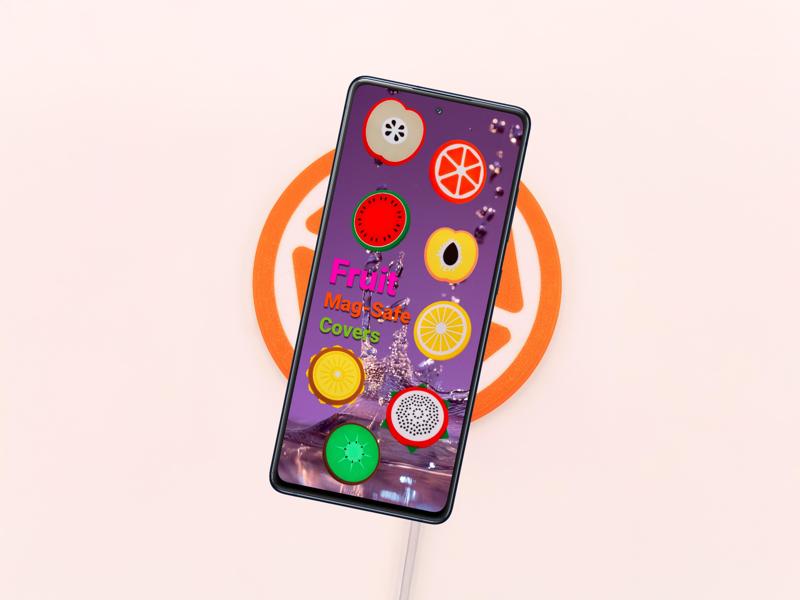 Fruit Mag-Safe Charger Skins