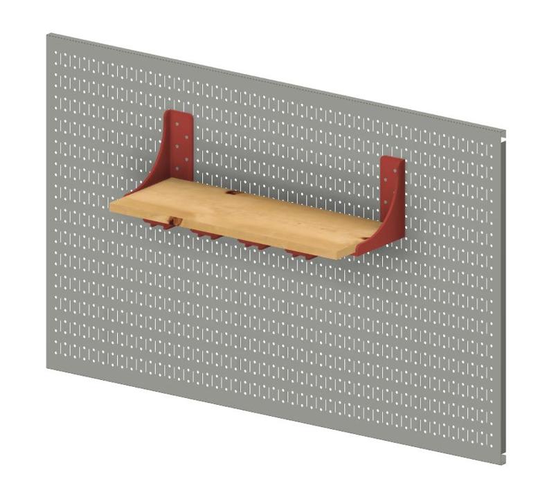SORTSET Shelf Bracket 7x7 for Pegboard