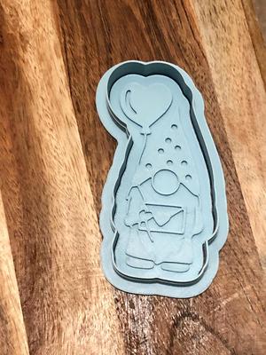 Valentine Gnome3 Cookie Cutters and Stamps