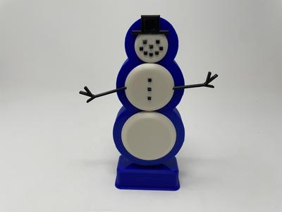A 3D Printed Dancing Snowman