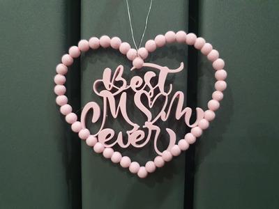 best mom ever Mother's Day pendant