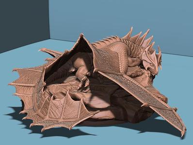 Adult Brass Dragon