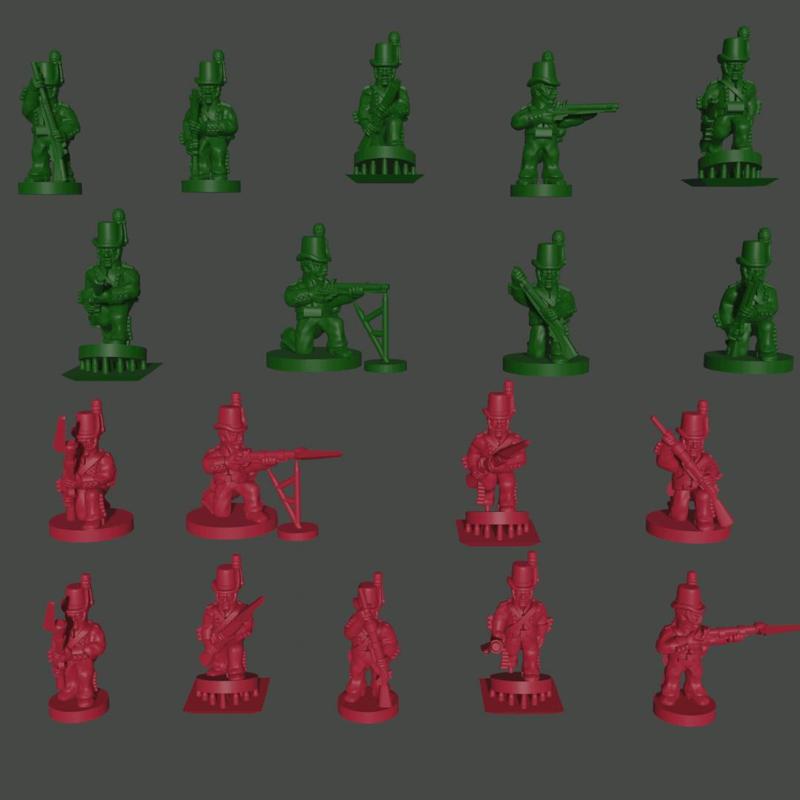 6-15mm Danish Skirmishers (1803-08) NAP-DA-4