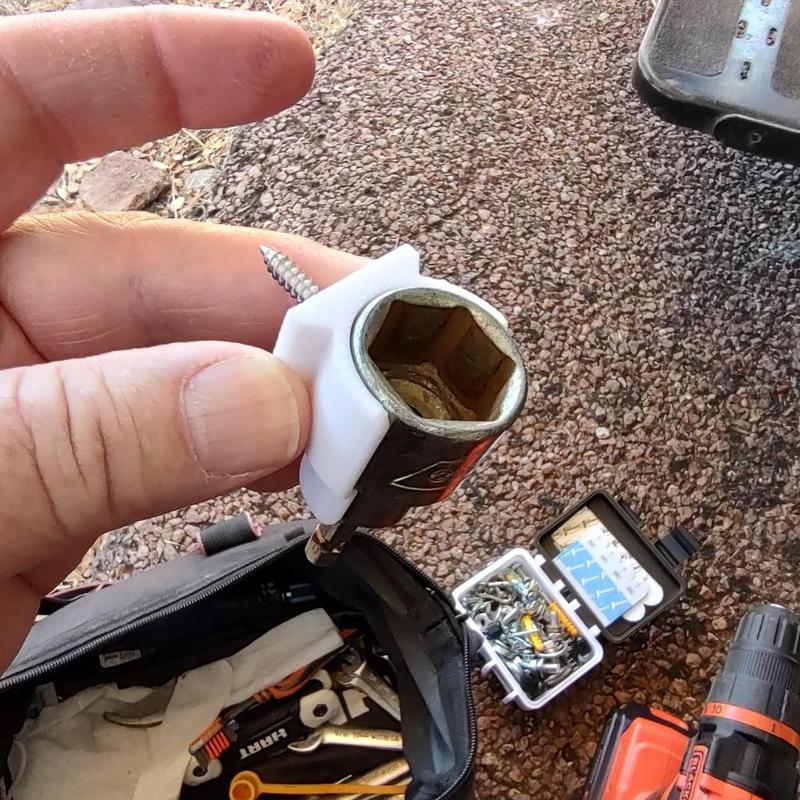 Camco Camper / RV Scissor Jack Drill Adapter Socket Mount