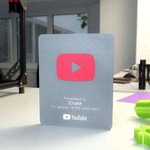 YouTube Subscribers Customizable Play Button