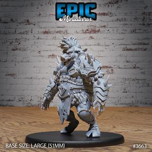 Boar Folk Outlaw / Wereboar Bandit / Evil Horned Humanoid / Bulky Shapechanger / Pig Warrior / Forest Encounter