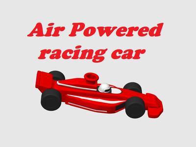 f1 Balloon car - Air Powered Toy