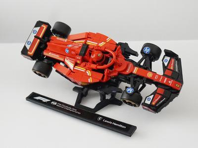 Name plate for Formula 1 stand