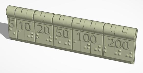 Braille embosser bills