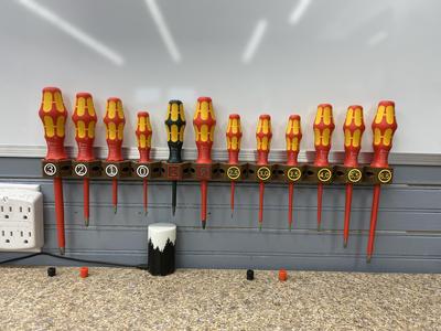 Wera Insulated Screwdriver mounts for kit 160i/12