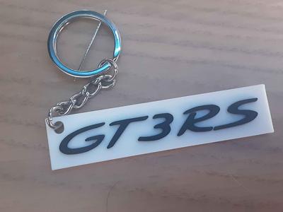 GT3 RS Keychain - 3D Printed