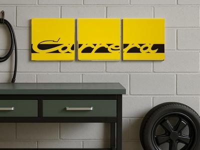Porsche "Carrera" Decorative Panel 
