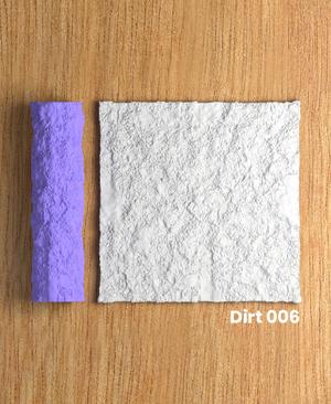 Collection Red | Dirt 006 | Polymer Clay Seamless Texture Roller