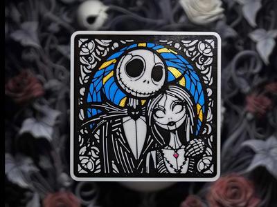 Sous Verre Jack_Skellington
