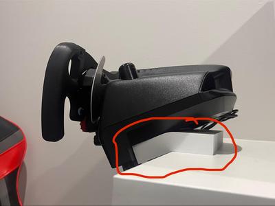 Logitech G25, 27, 29, 920, 923 wheel base mount