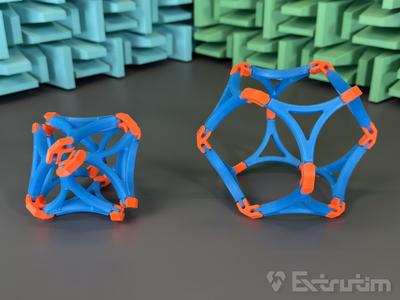 Octahedron Expanding Into Cuboctahedron