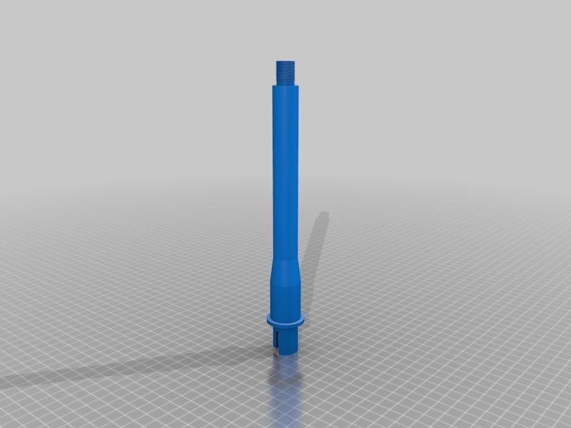 One Piece 224mm Airsoft AEG Outer Barrel M4/AR15 