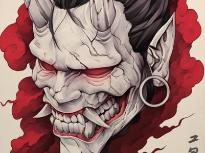 Demon Head Art