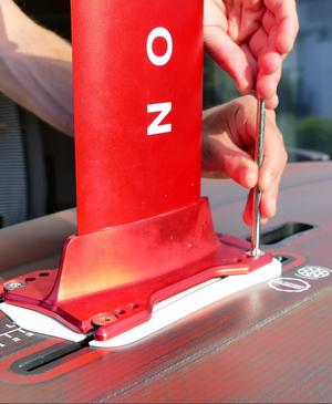 Foilboard rake shim 