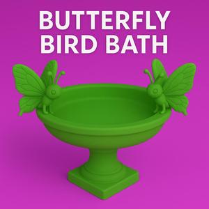 Butterfly Bird Bath