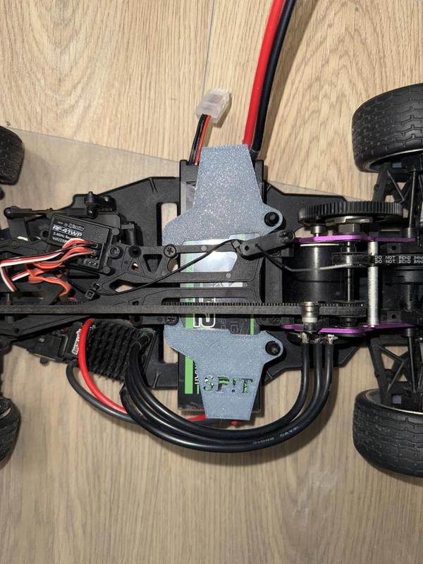HPI Sprint 2 battery mount for big batteries