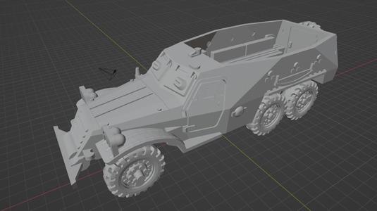 World War 2 Russian BTR 152 Toy