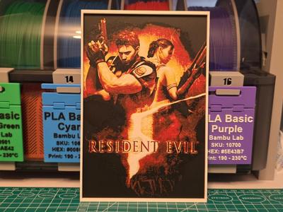 Resident Evil 5 Poster - Hueforge Art