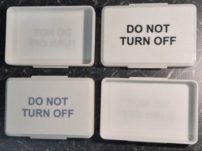 Switch Cover Plate for Australian CLIPSAL 2032