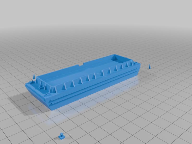 USN WWII barge
