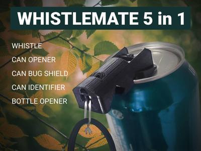 WhistleMate 5-in-1: Whistle, Bottle and Can Opener, and more...
